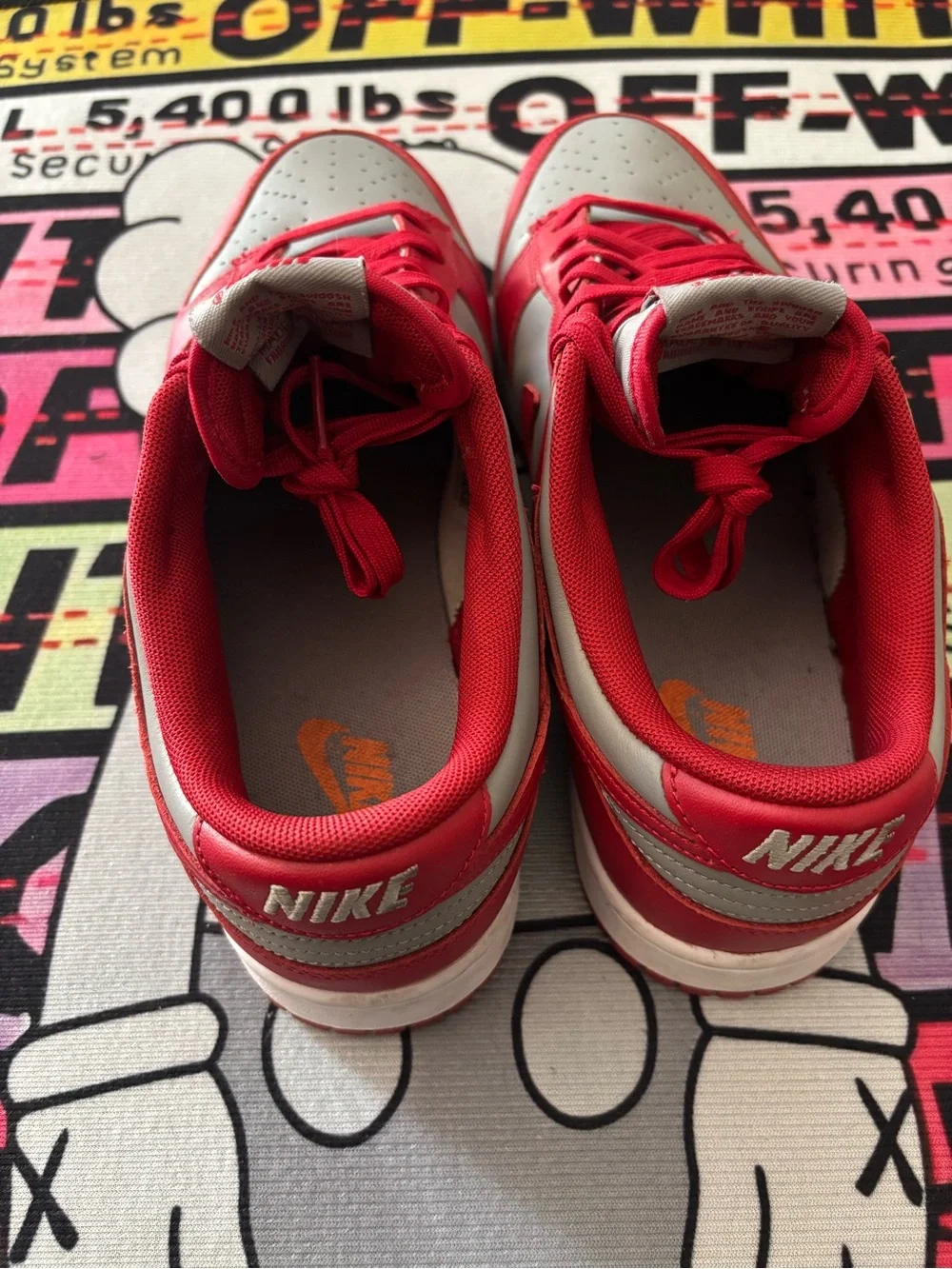 Nike Dunk Low Retro - Red and Gray